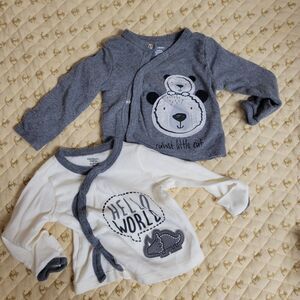 Gerber Button Wrap Long Sleeve Shirt